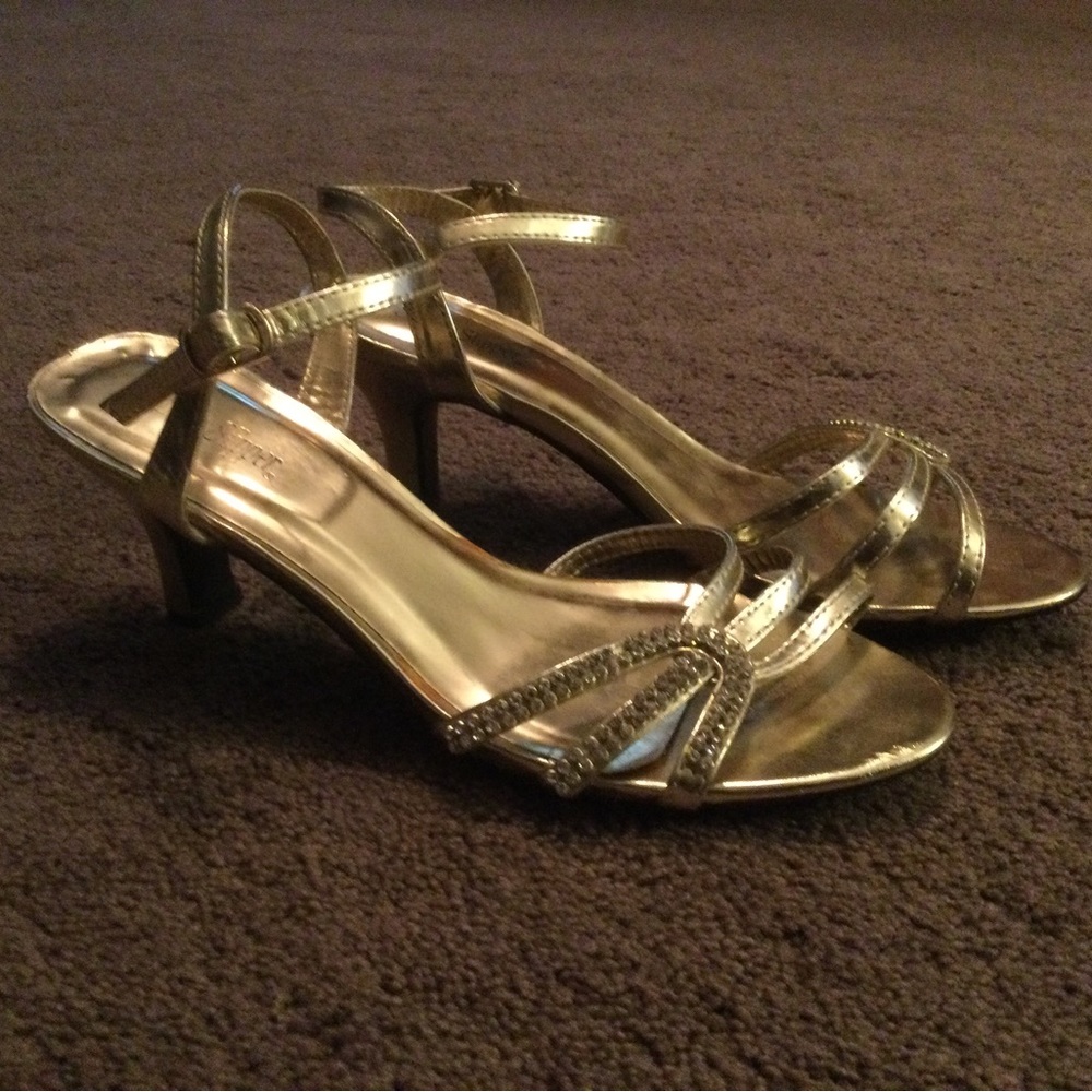 Gold heels